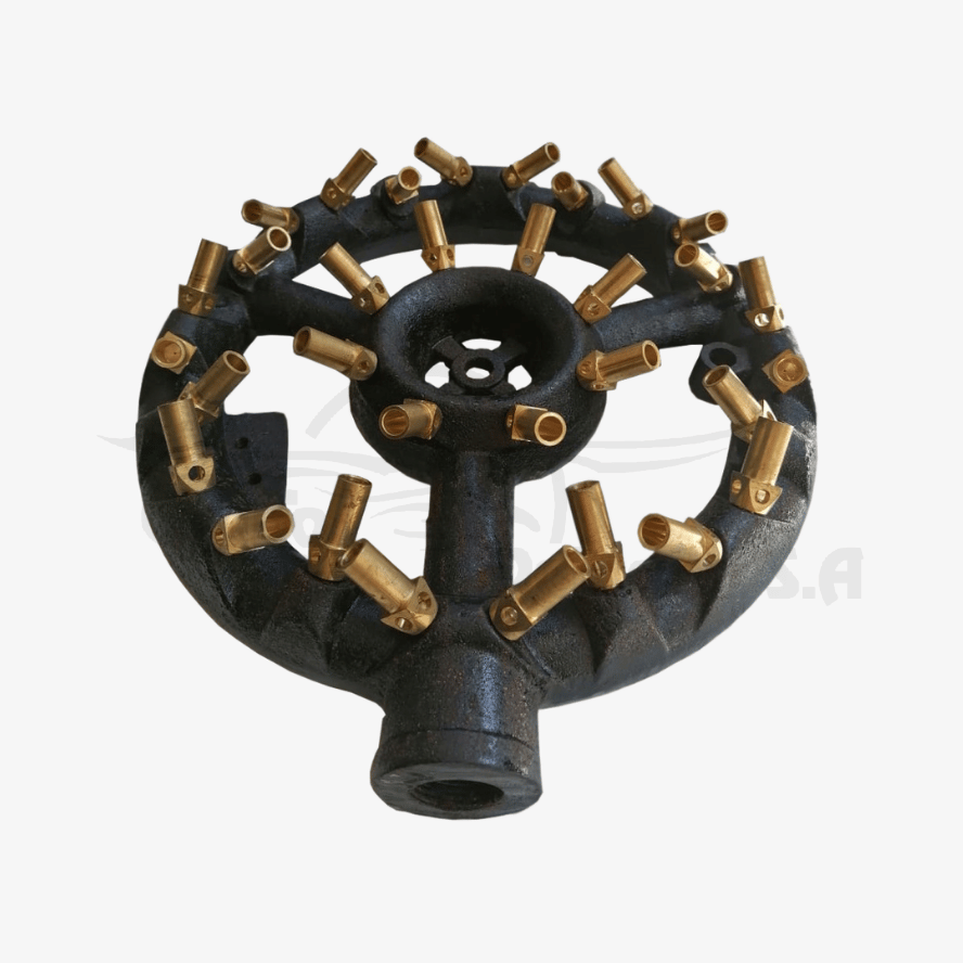 Quemador 32 boquillas, 28 cms de diámetro, 90.000 BTU/H