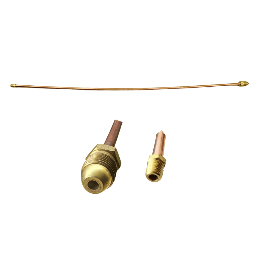 Conector de Cobre para Gas LP, POL-1/4" NPT, 122 cm, 3/8" diámetro