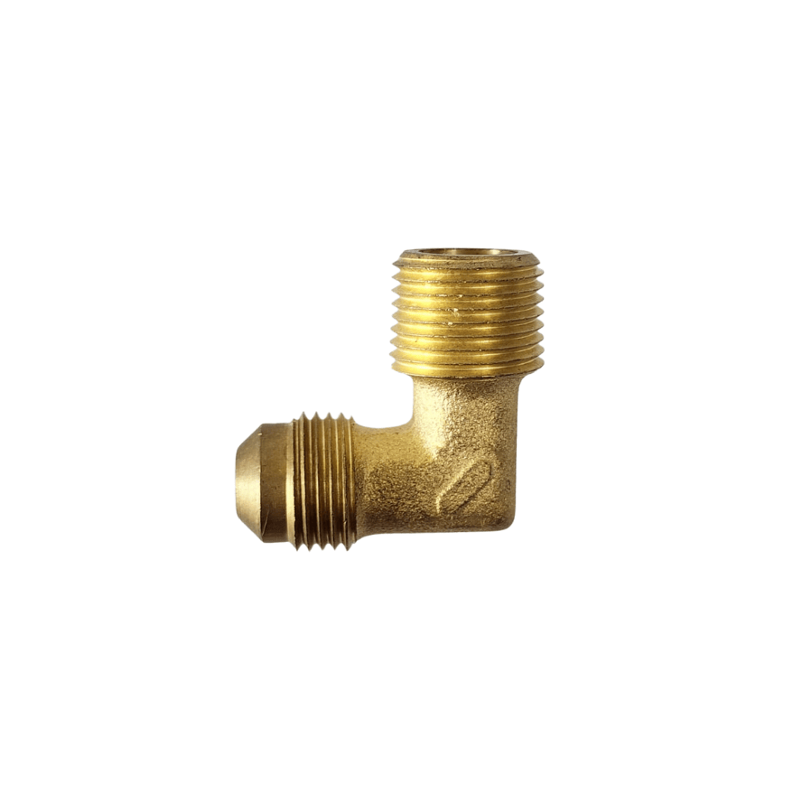 Codo terminal latón 3/8” MFLARE x 3/8” MNPT