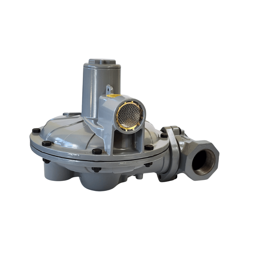 Regulador Fisher, 2da etapa, Entrada y Salida 1-1/4", 3.9 MLLS BTU/H, 1/2 PSI