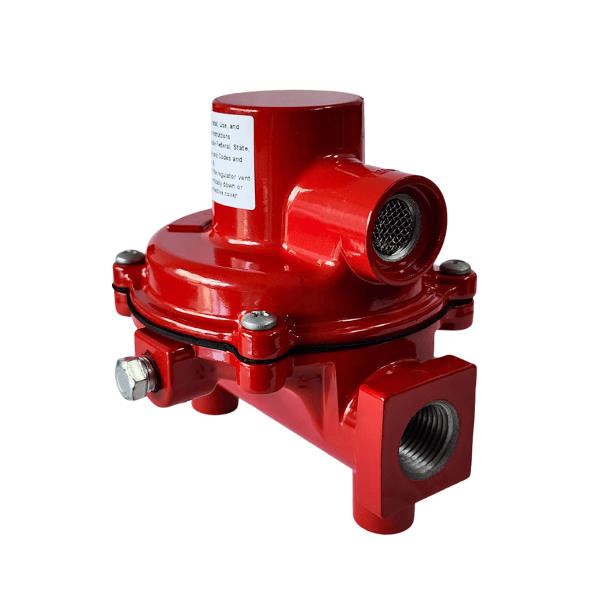 Regulador Fisher, 1era etapa, 1.1 MLL BTU/H, Entrada 1/4" - Salida 1/2", 10 PSI - 800610