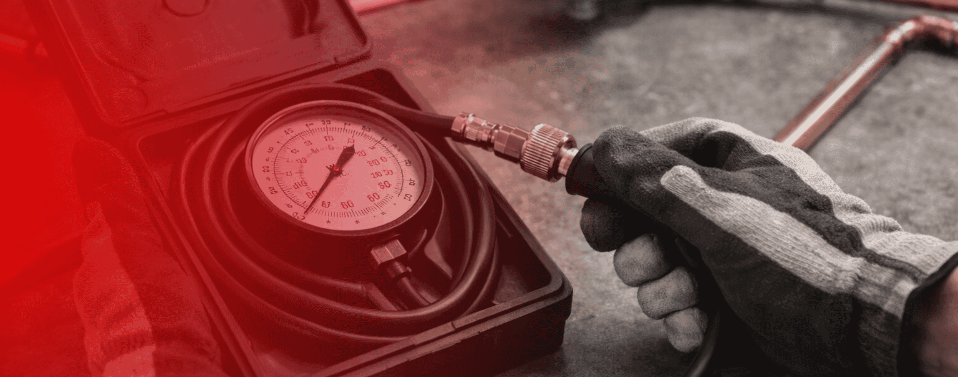 Probador de presión para la línea