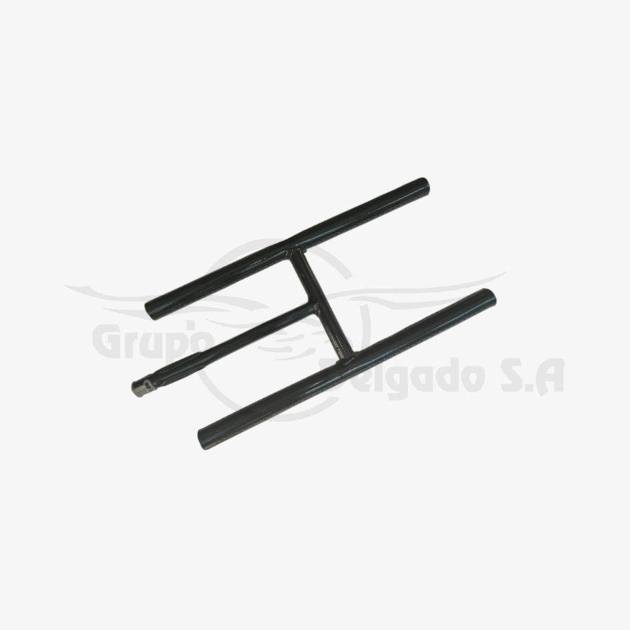 Quemador tipo H, 50 cm x 13 cm, 20.000 BTU/H