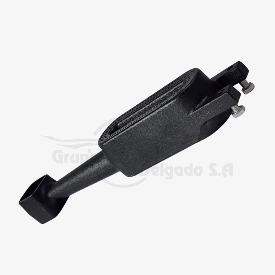 Quemador largo con tornillos para freidor de 37x6 cm | 30,000 BTU/h