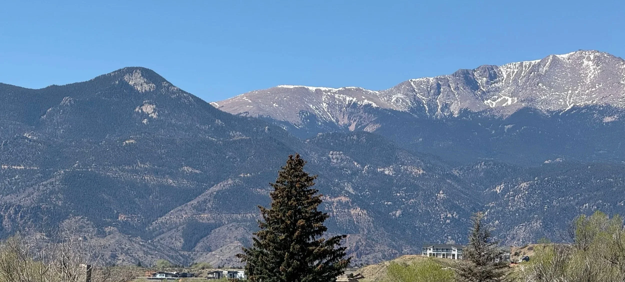 Rocky Mountains in Colorado Springs, CO