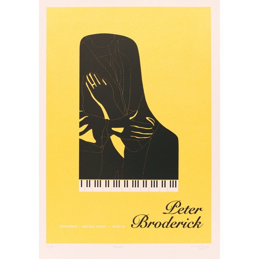 PETER BRODERICK Partners screen print