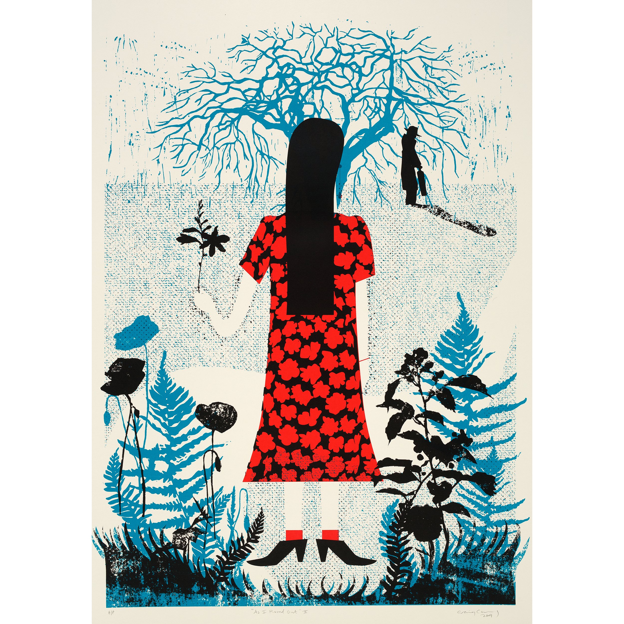 AS I ROVED OUT ii screen print