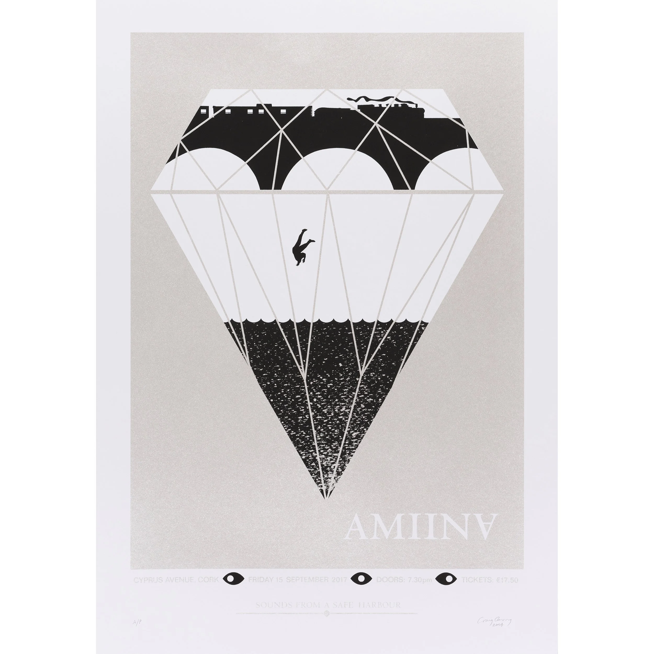 AMIINA Cyprus Avenue, Cork screen print