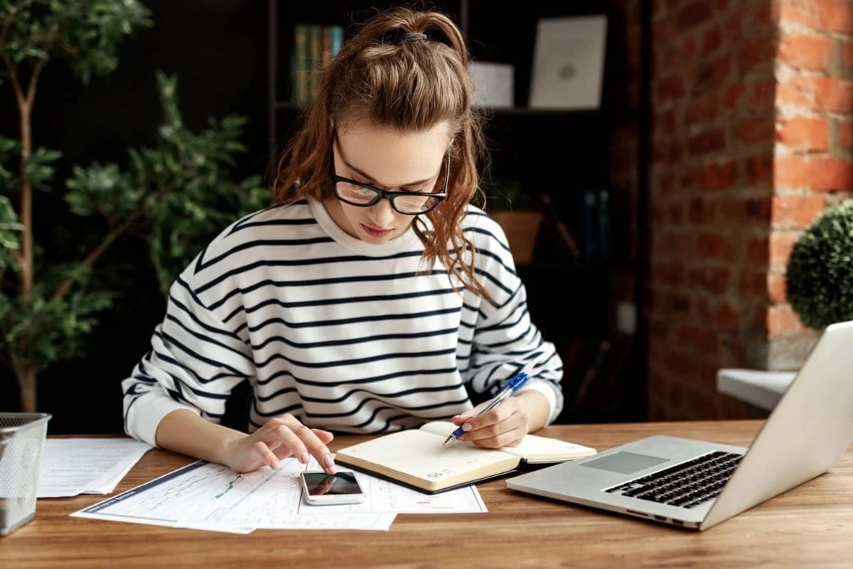 Work at Home Woman