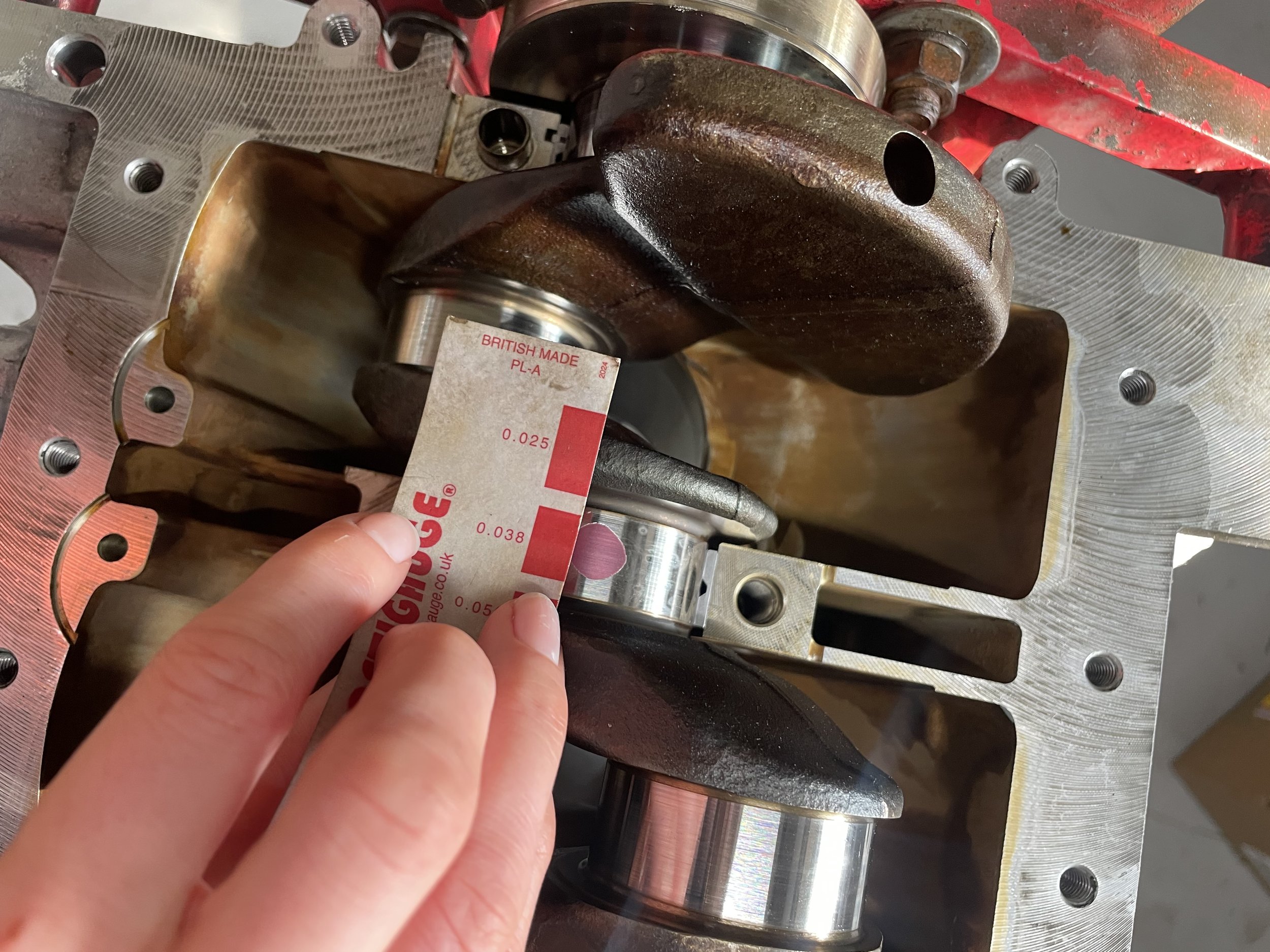 bearing clearance plastigauge