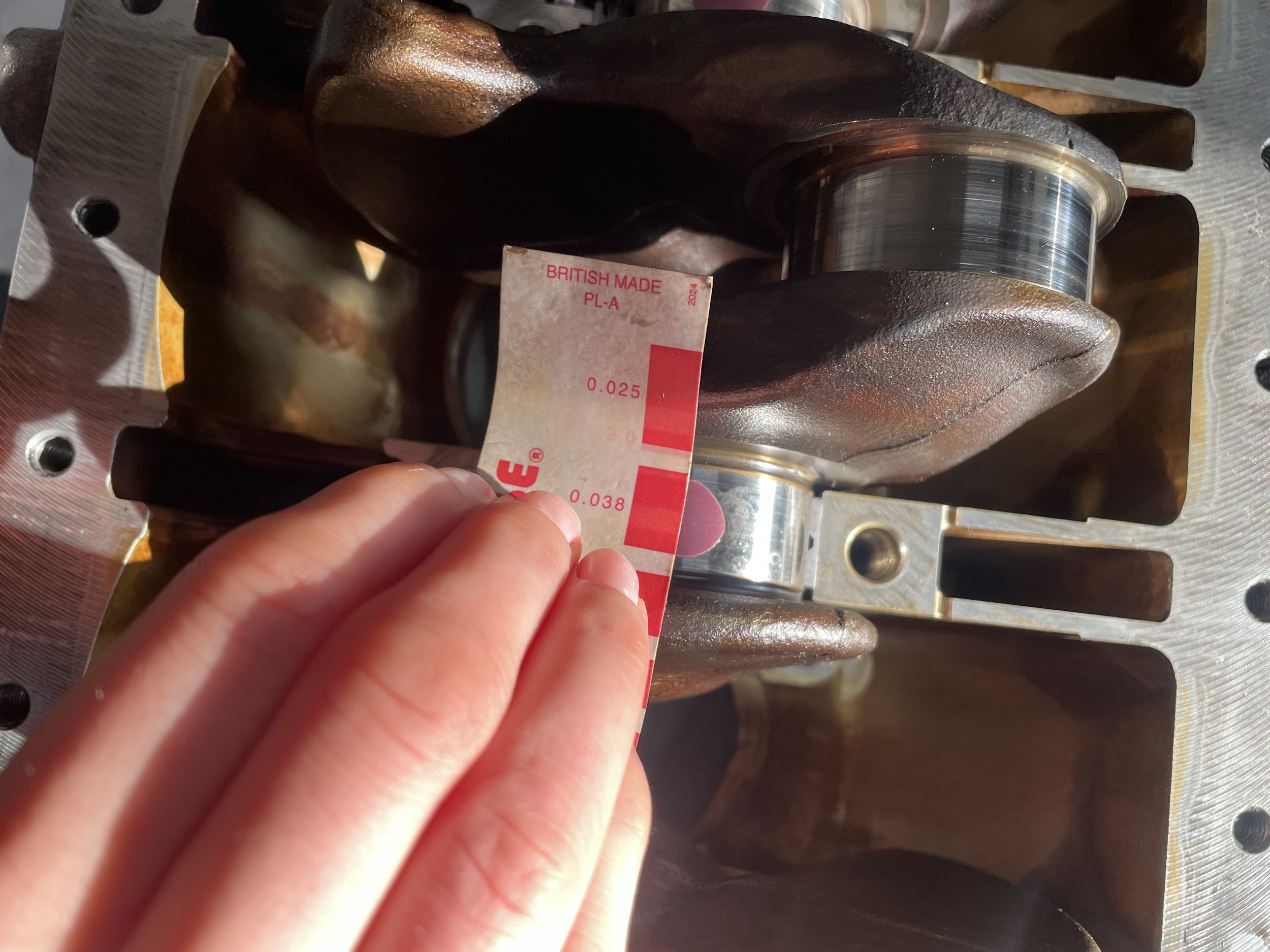 engine rebuild plastigauge