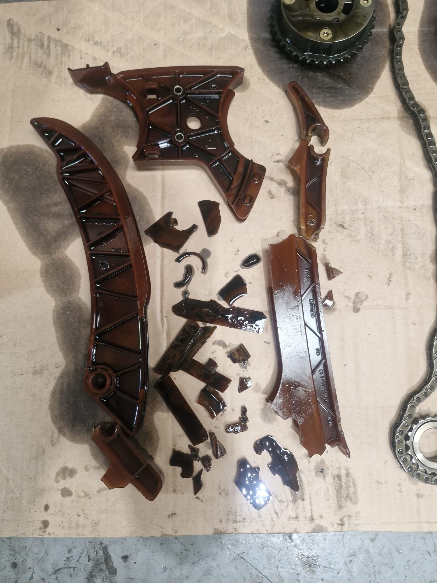bmw n20 failed timing chain guide
