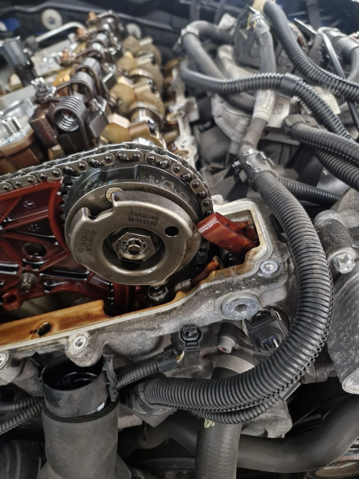bmw n20 timing chain guide failure engine