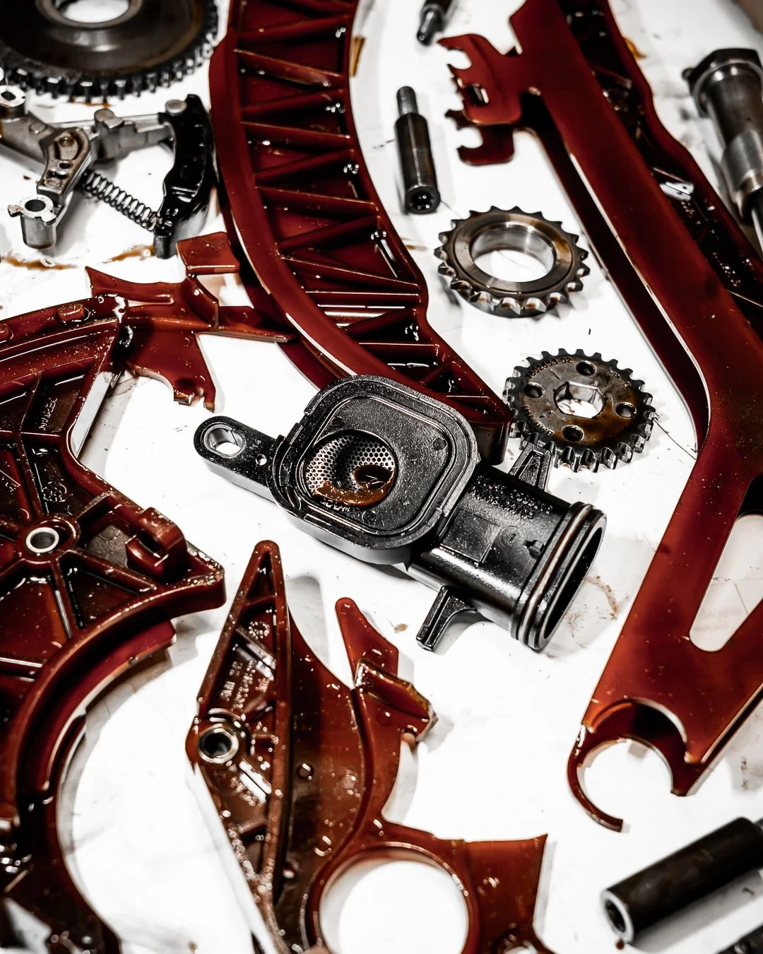 n20 failed timing chain and blocked oil pickup