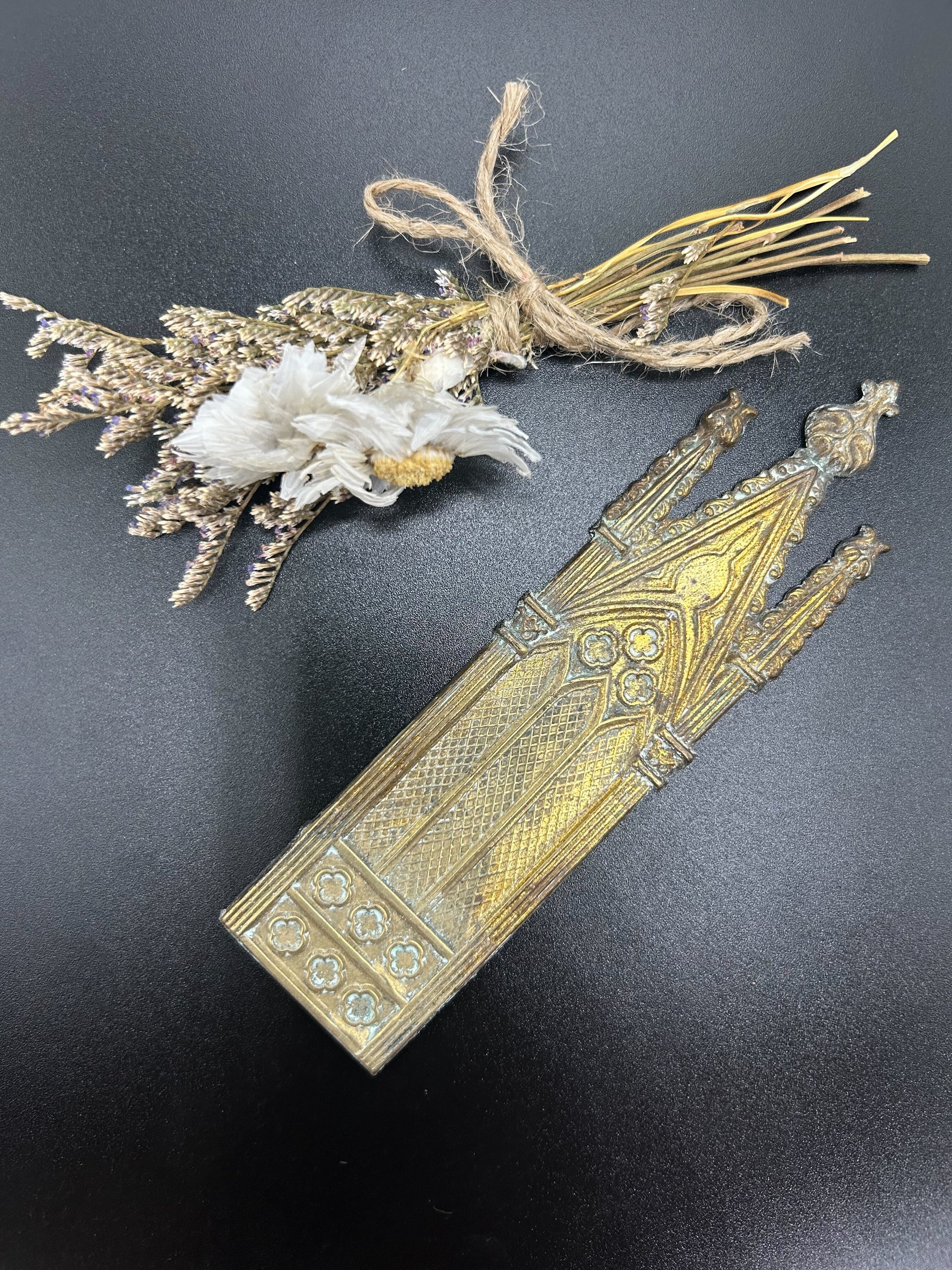 Gothic Aluminum Bookmark