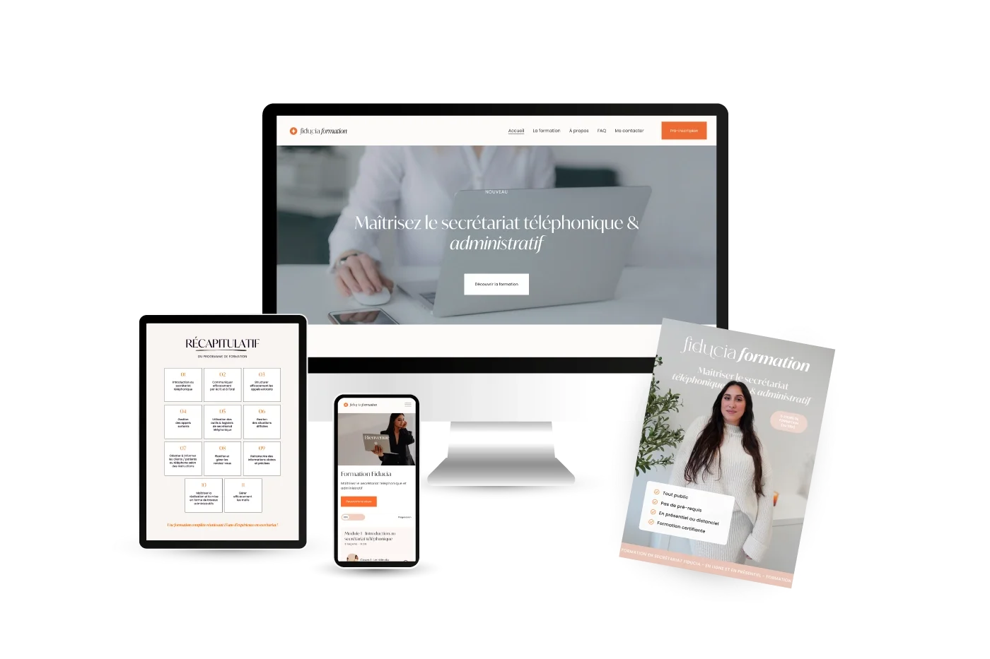 Formation de secrétariat téléphonique et administratif Fiducia 35 Rennes