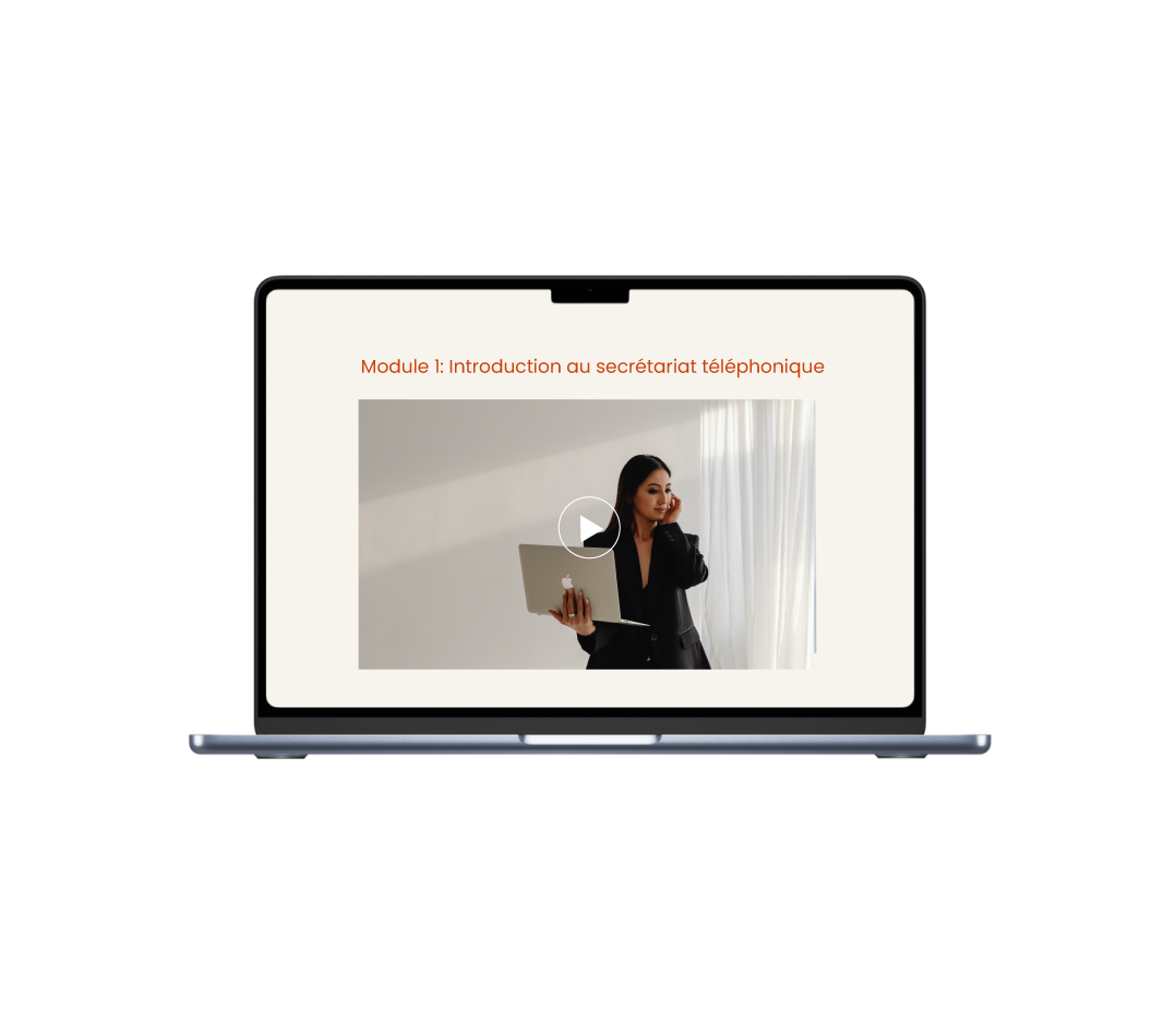Module 1 de présentation formation Introduction au secrétariat téléphonique