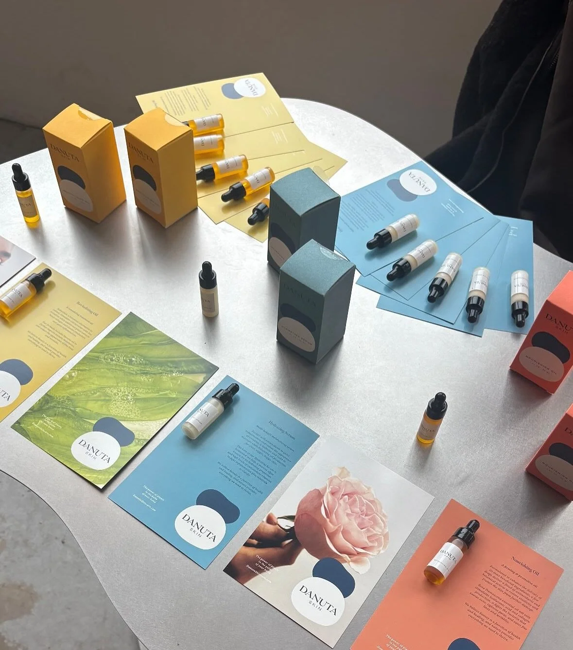 BRANDING &amp; PRODUCT DESIGN 
Danuta Skin &mdash; Botanical Wisdom. Skincare born from nature, European tradition, and a modern therapeutic approach to heal, restore and revive your healthiest skin. Rooted in family and guided by nature, a
mother&nd