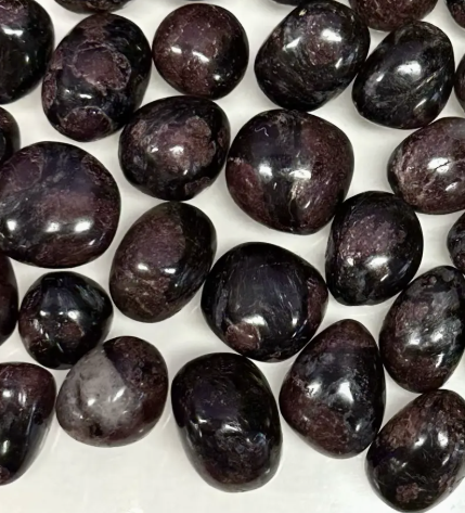 Natural Garnet Astrophyllite Tumble: Portal to Your Inner Star