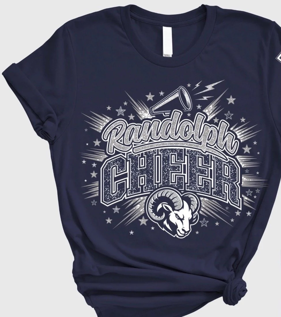 WOMENS - Randolph GLITTER CHEER T-Shirt