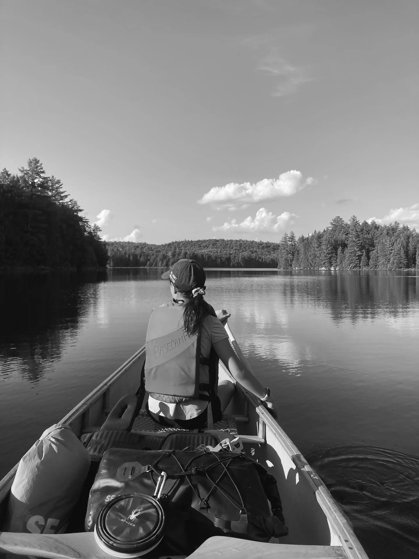 New horizons ahead as we paddle into a new school year.  #keepexploring 

#canoetrip #ontarioparks #germanshepherd