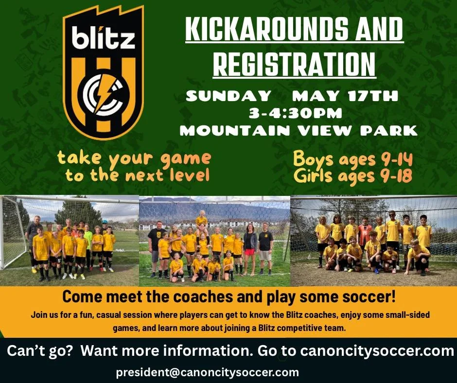 Blitz Info Session &amp; Kick-Around on May 17th