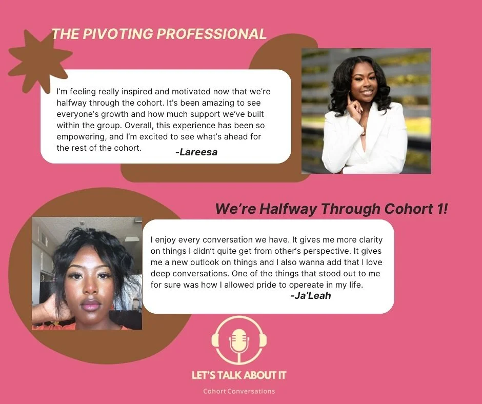 We&rsquo;re officially halfway through this transformative journey with our incredible cohort, and the feedback has been nothing short of inspiring! 🙌 2 of our amazing women have shared how empowered and encouraged they feel as they navigate growth,