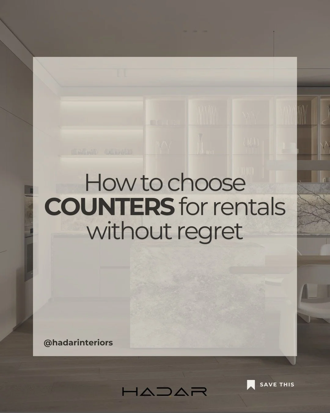 How to Choose Countertops for Rentals (Without Regret)

Rental countertops aren&rsquo;t about aesthetics.
They&rsquo;re about durability, turnover speed, and ROI.

Counters must survive:
&bull; Heavy daily use
&bull; Fast turnovers
&bull; Tenant mist