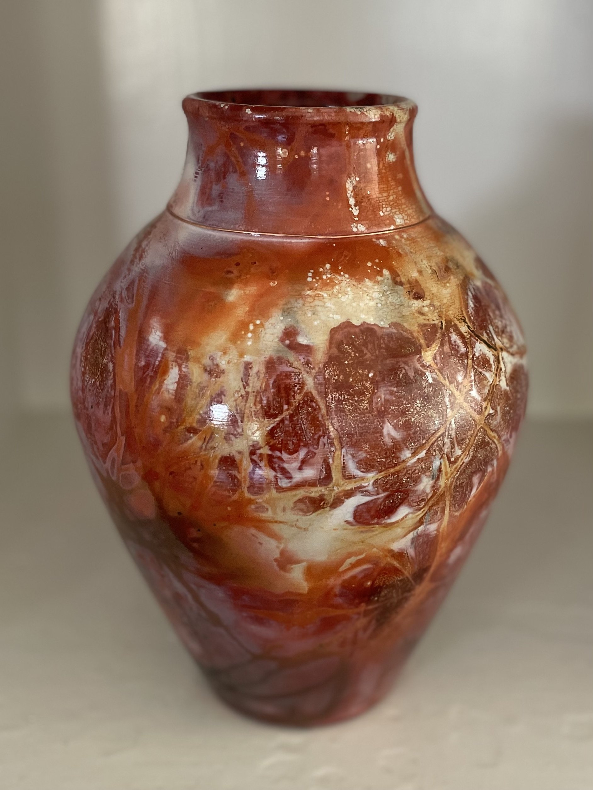 Ferric Chloride Vase