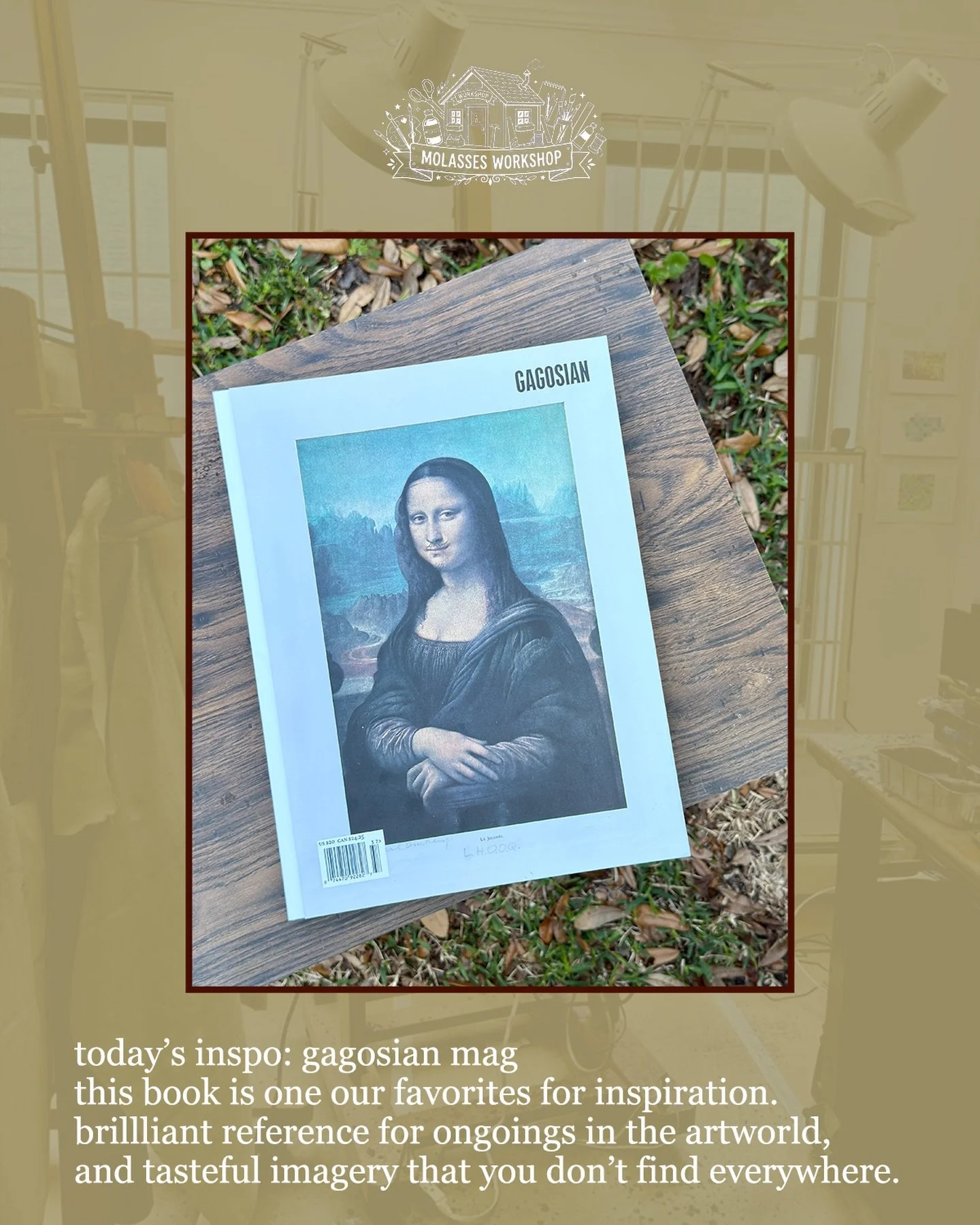 molasses workshop: gagosian mag