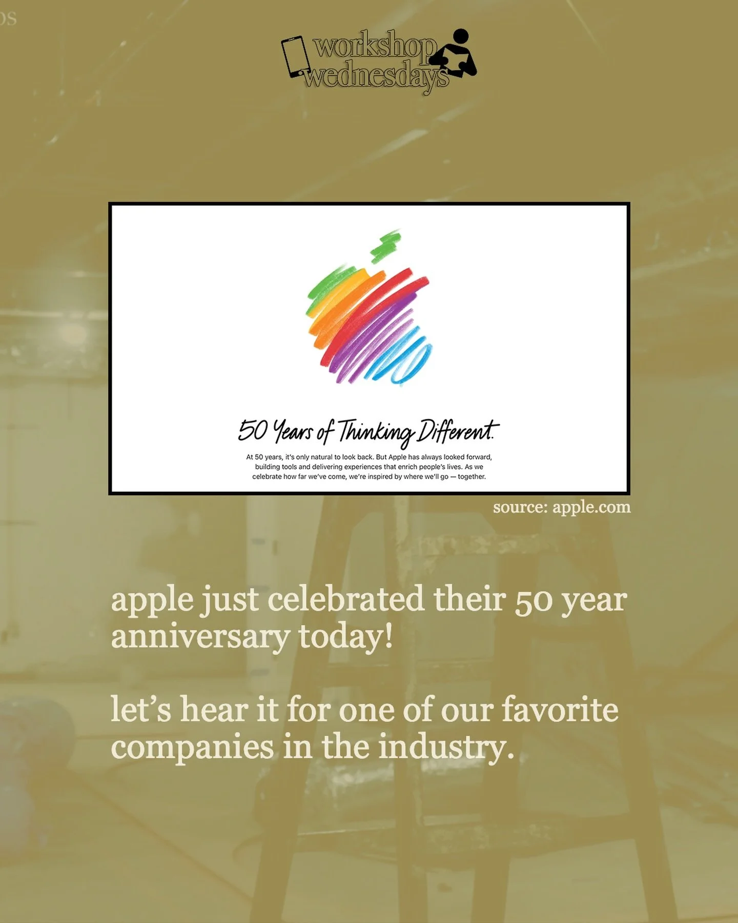 workshop wednesday: apple (@apple) 🍏📲

see more at apple.com.