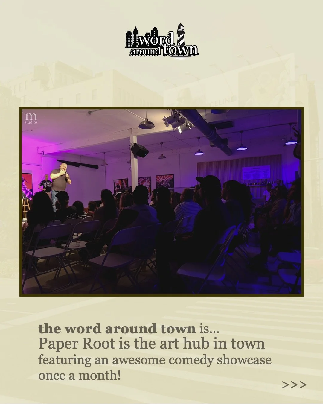 word around town: Paper Root Comedy Showcase (@paperrootcomedy @paperroot)