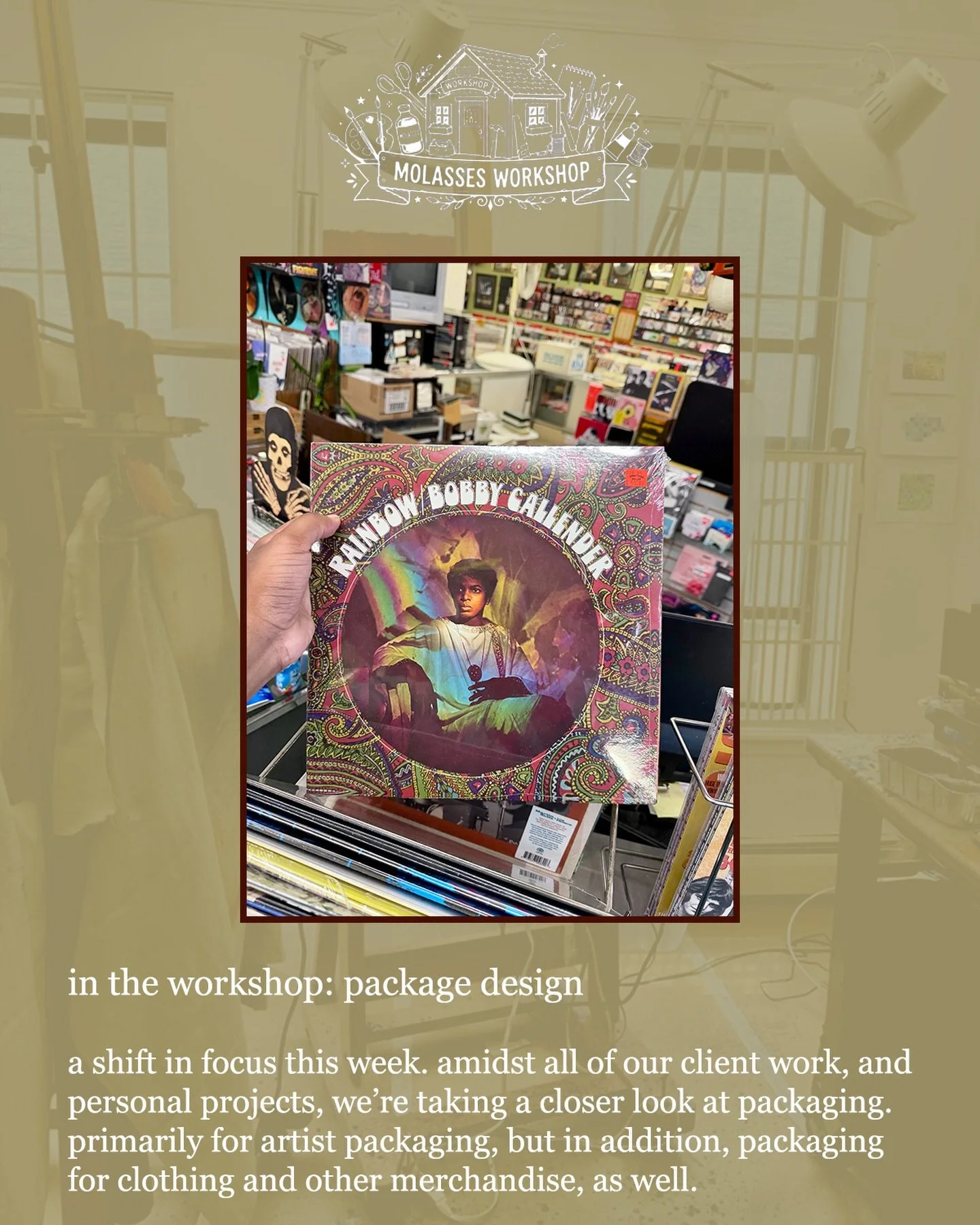 in the workshop: package design