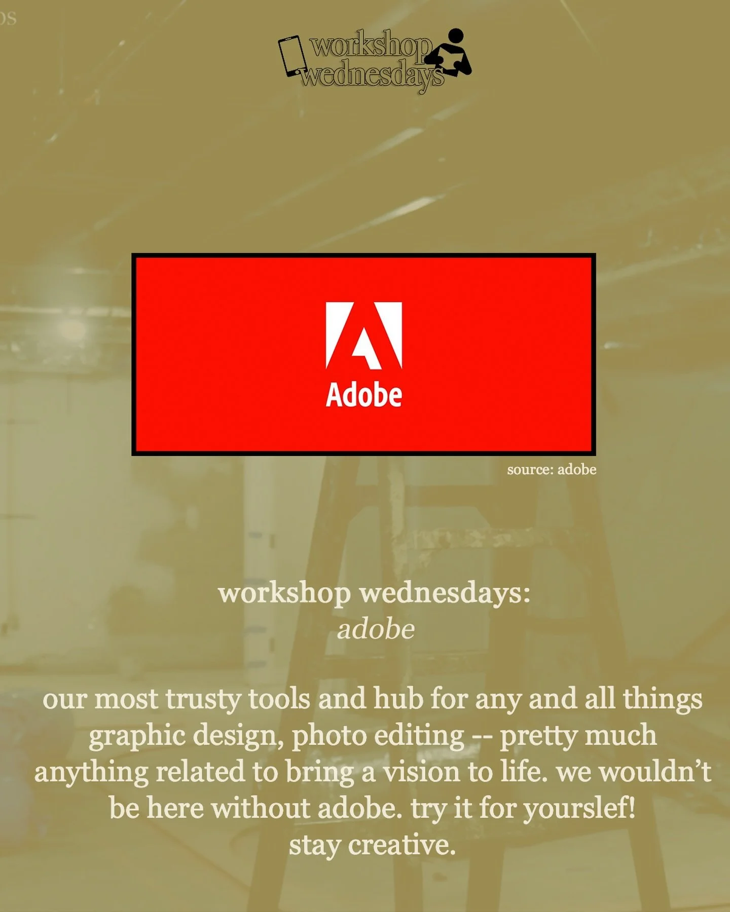 workshop wednesdays: adobe (@adobe)
