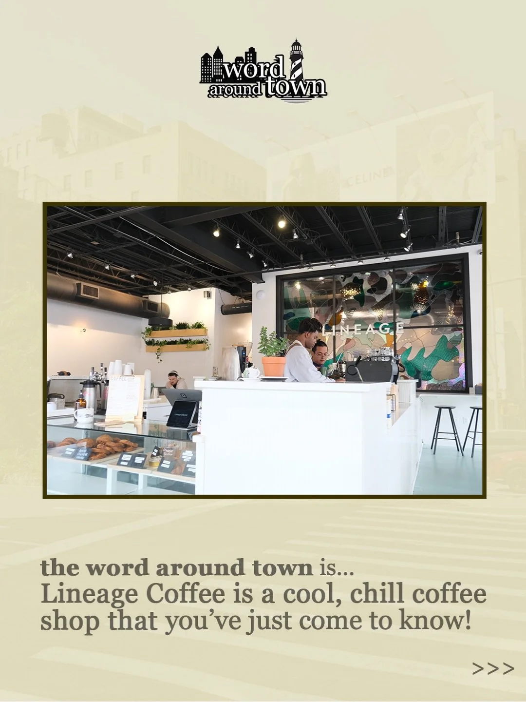 the word around town: Lineage Coffee (@lineagecoffeeroasting)