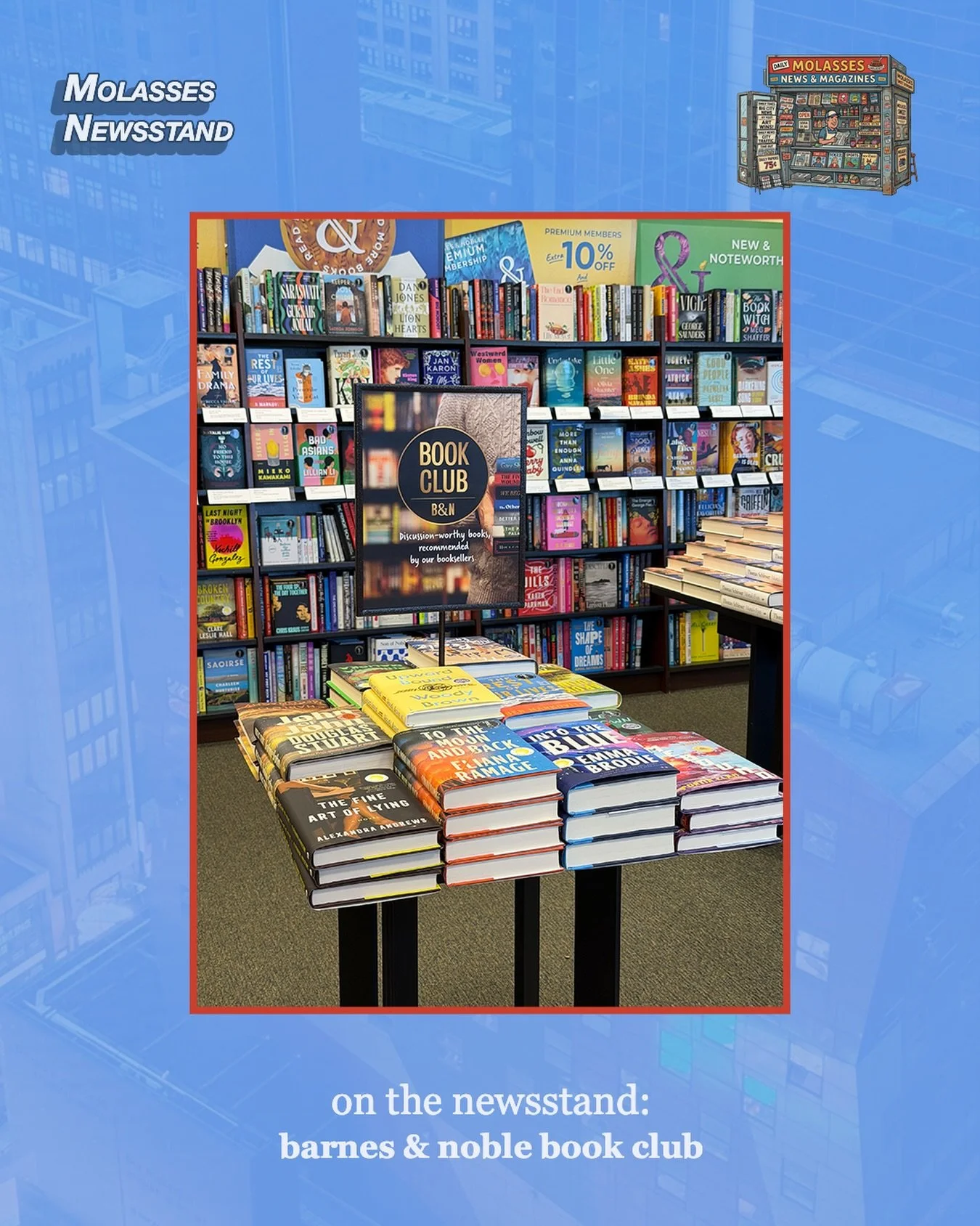 on the newsstand: barnes &amp; noble book club (@barnesandnoble)

we&rsquo;ve recently thought about joining. are you a member?