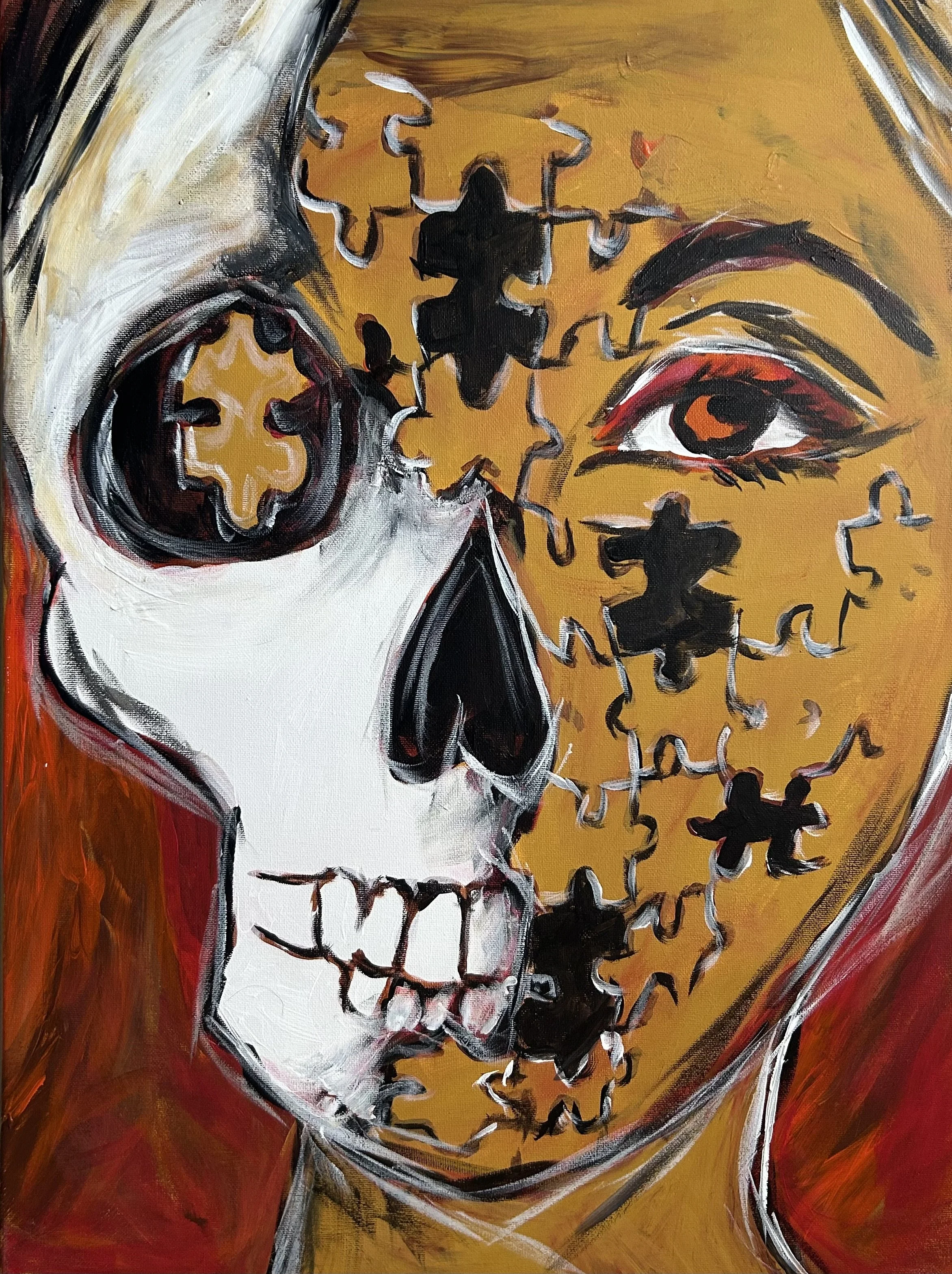 Falling Apart Self Portrait