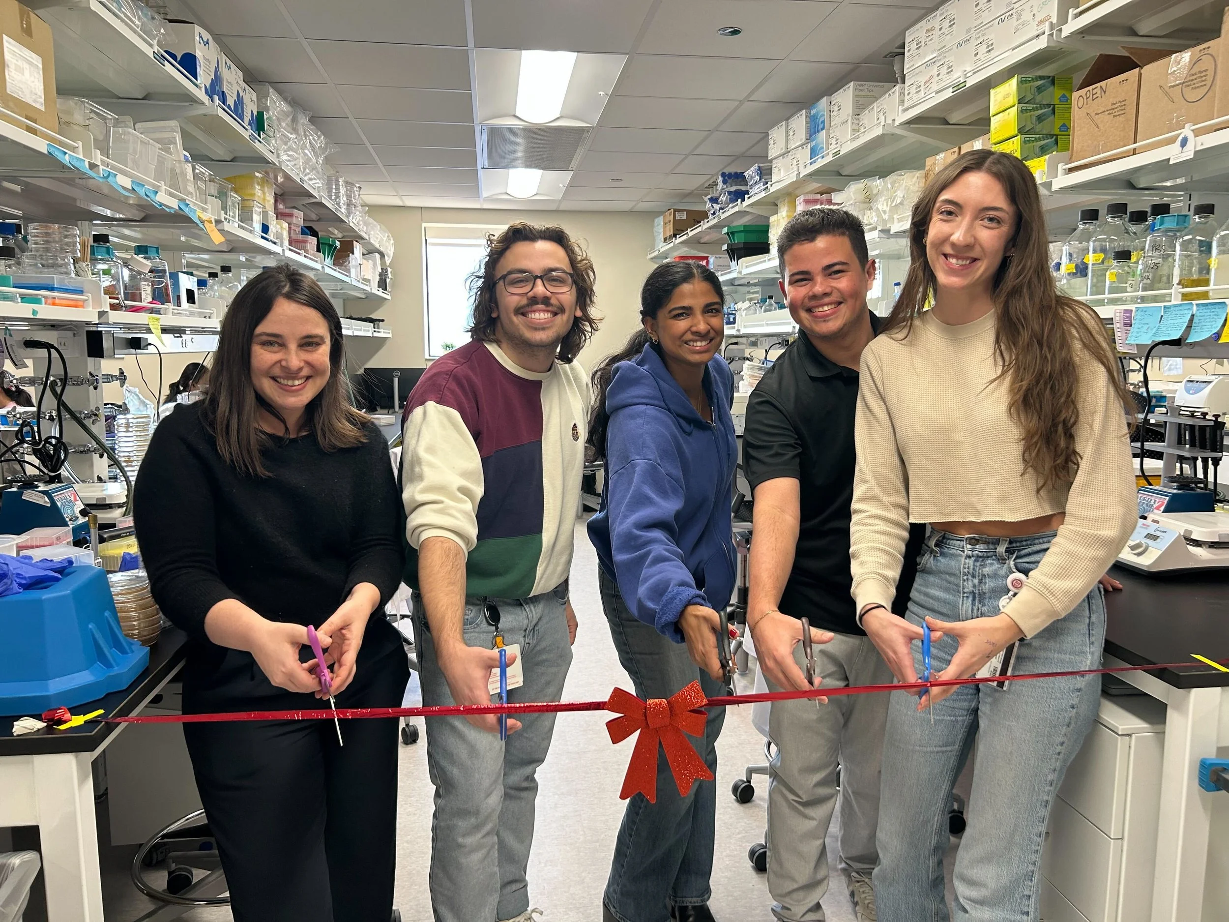 A Green Lab ribbon cutting ceremony to celebrate the move to our new 6th floor space! 