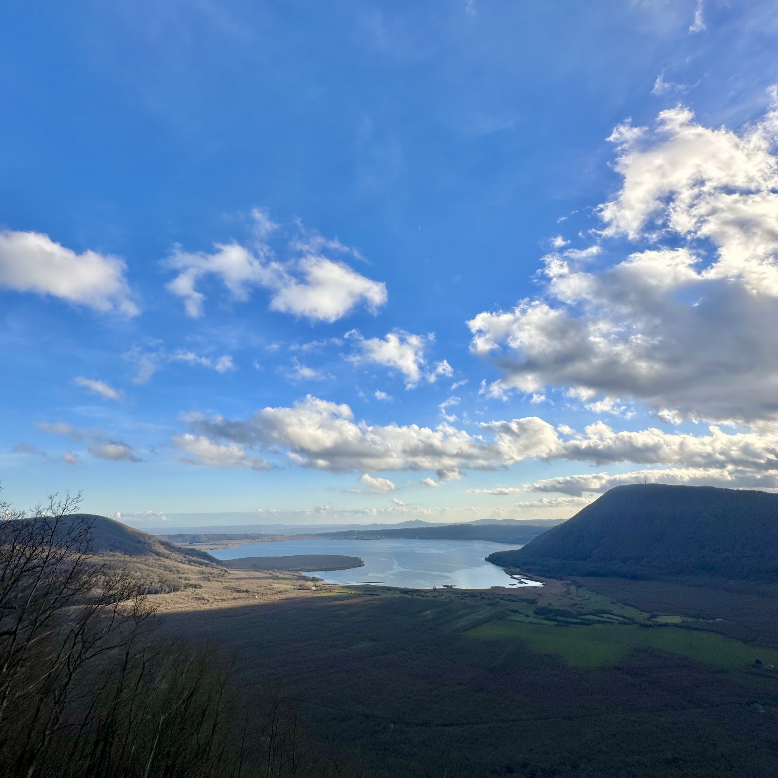 Vista sul Lago di Vico dal Belvedere di Poggio Trincera