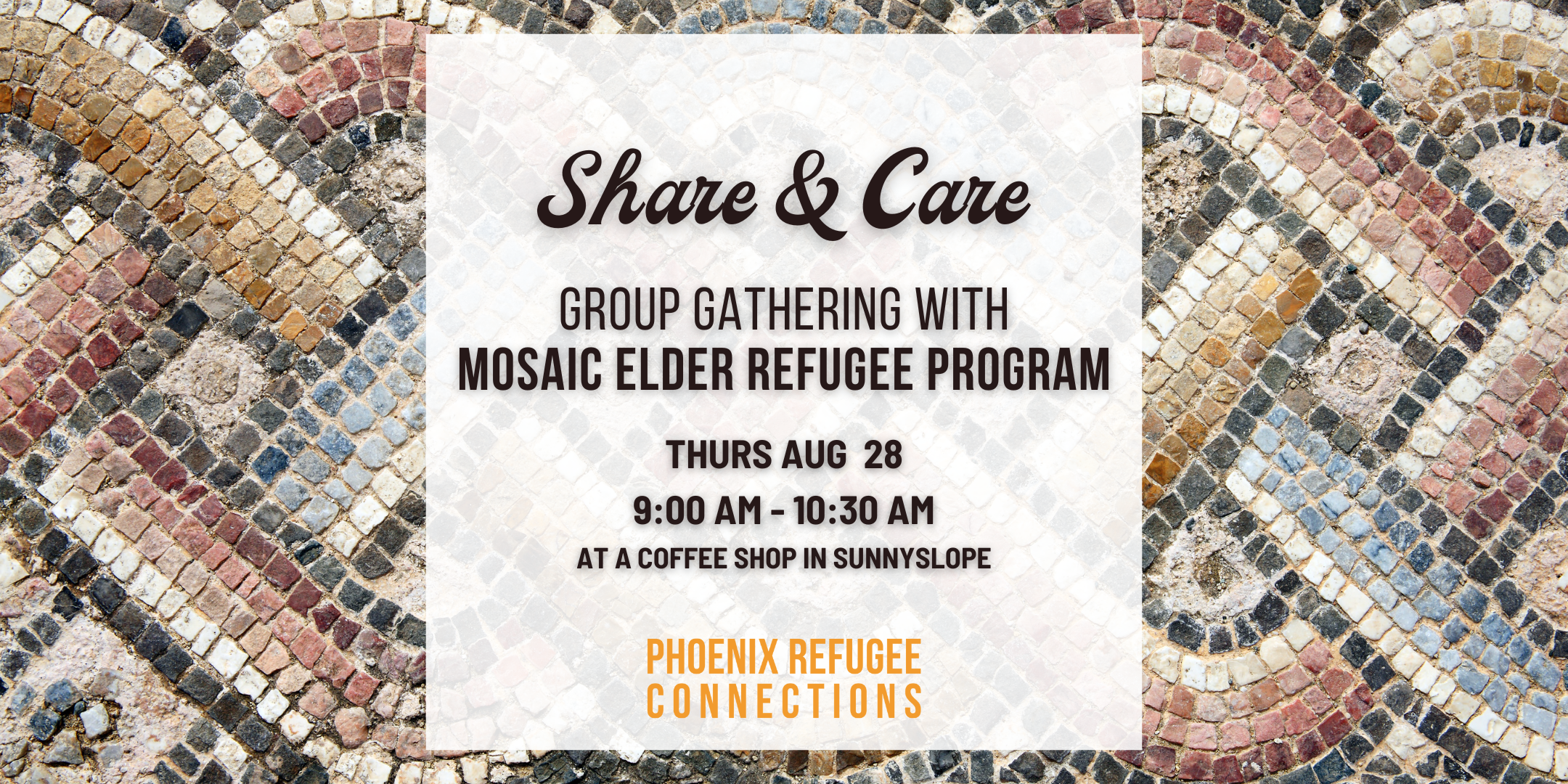Phoenix Refugee Connections: Share & Care with MOSAIC Elder Refugee Program