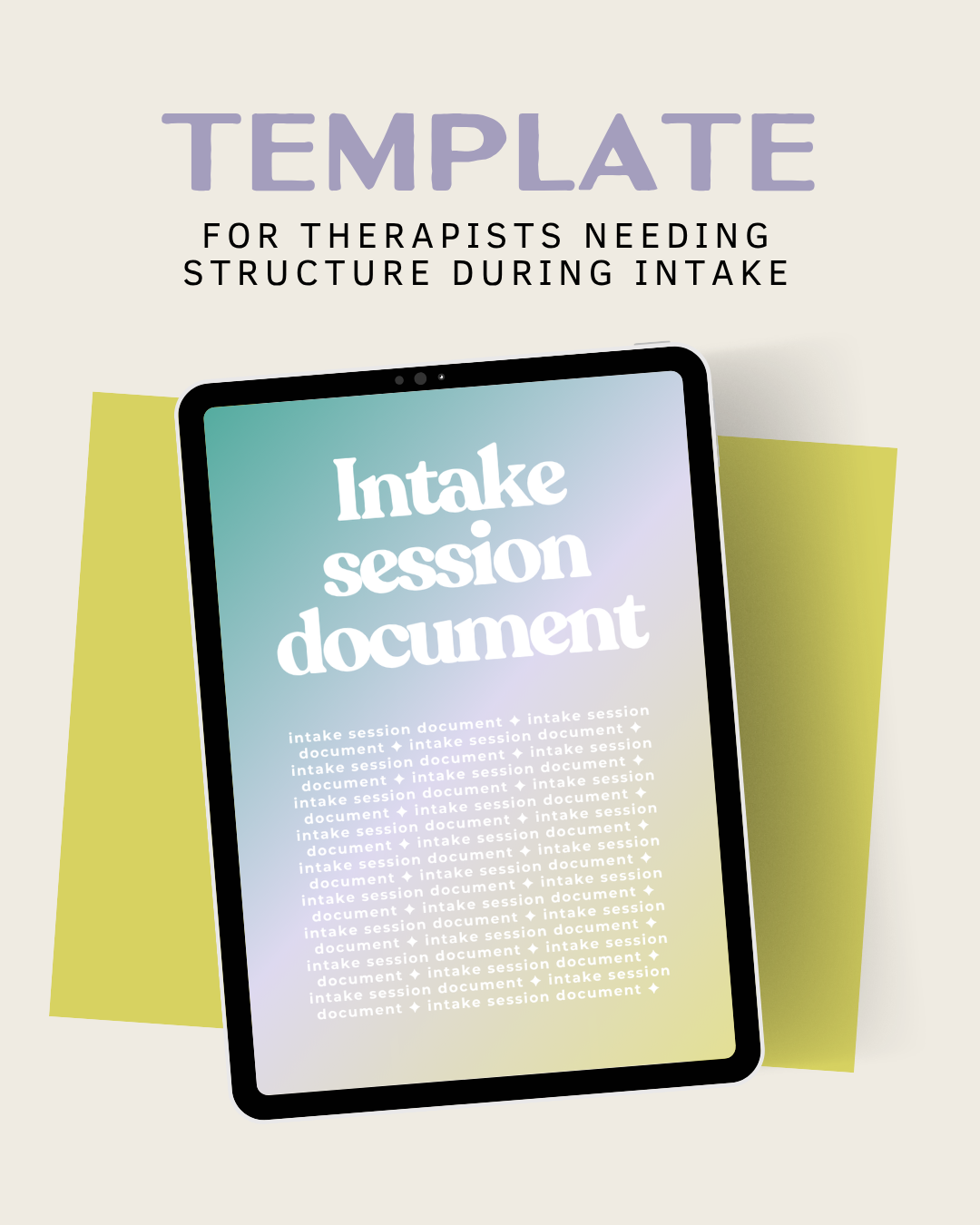 Intake Session Document
