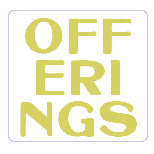 offerings for therapists