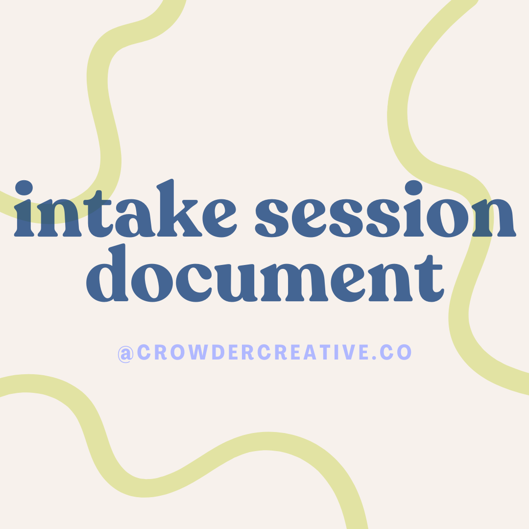 Intake Session Document