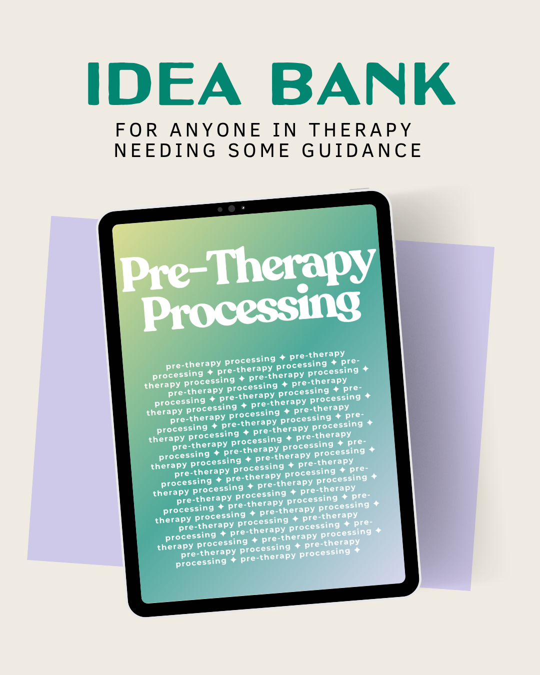 Pre-Therapy Processing