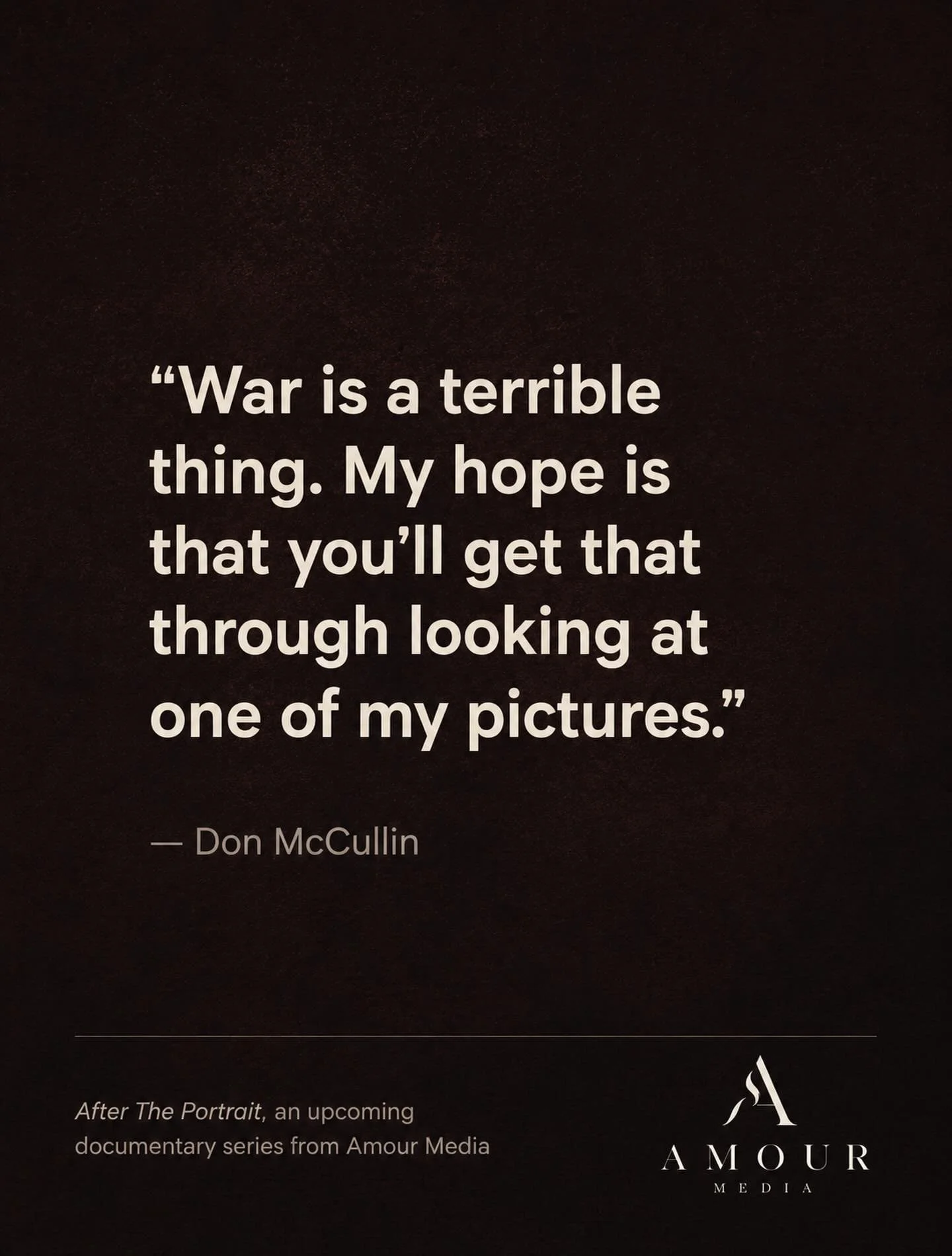 Photographs can carry experiences far beyond the moment they were made &mdash; one of the ideas at the heart of After the Portrait:

Our upcoming documentary series in which war photographers reflect on the afterlife of one of their images and what h