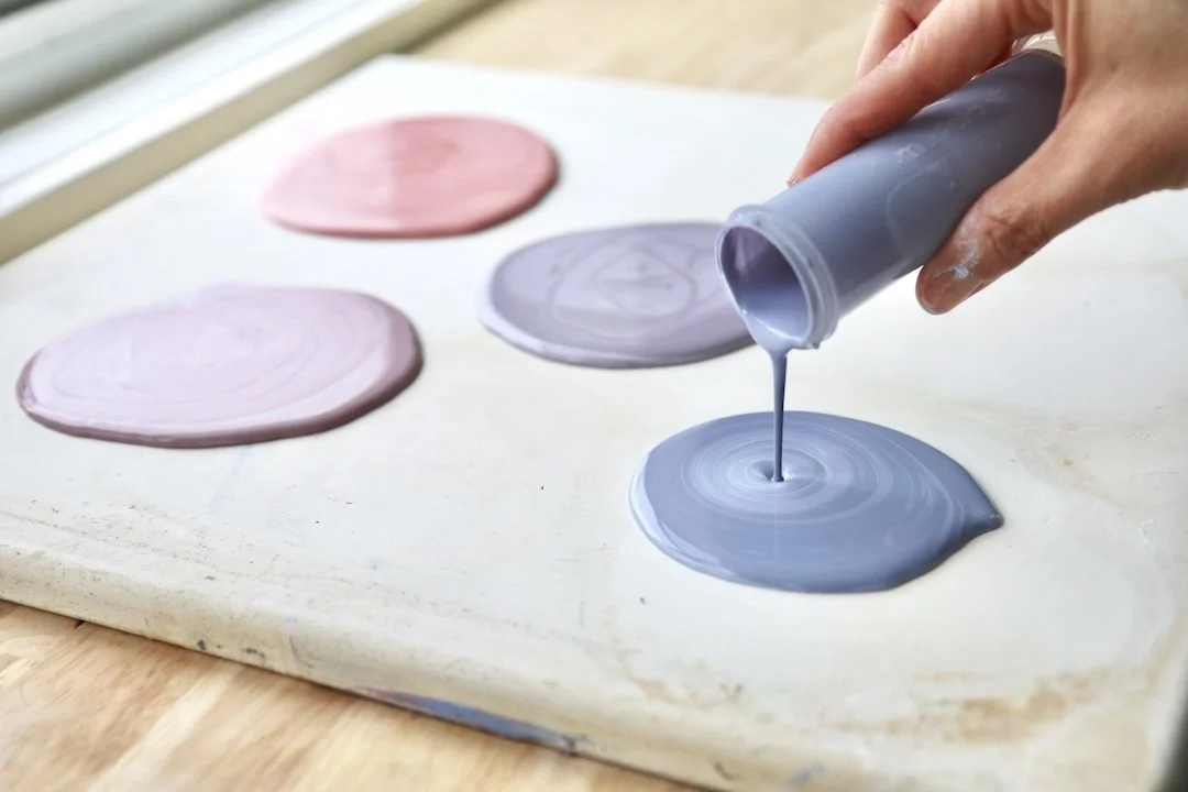 How to Run a Line Blend with Colored Slips