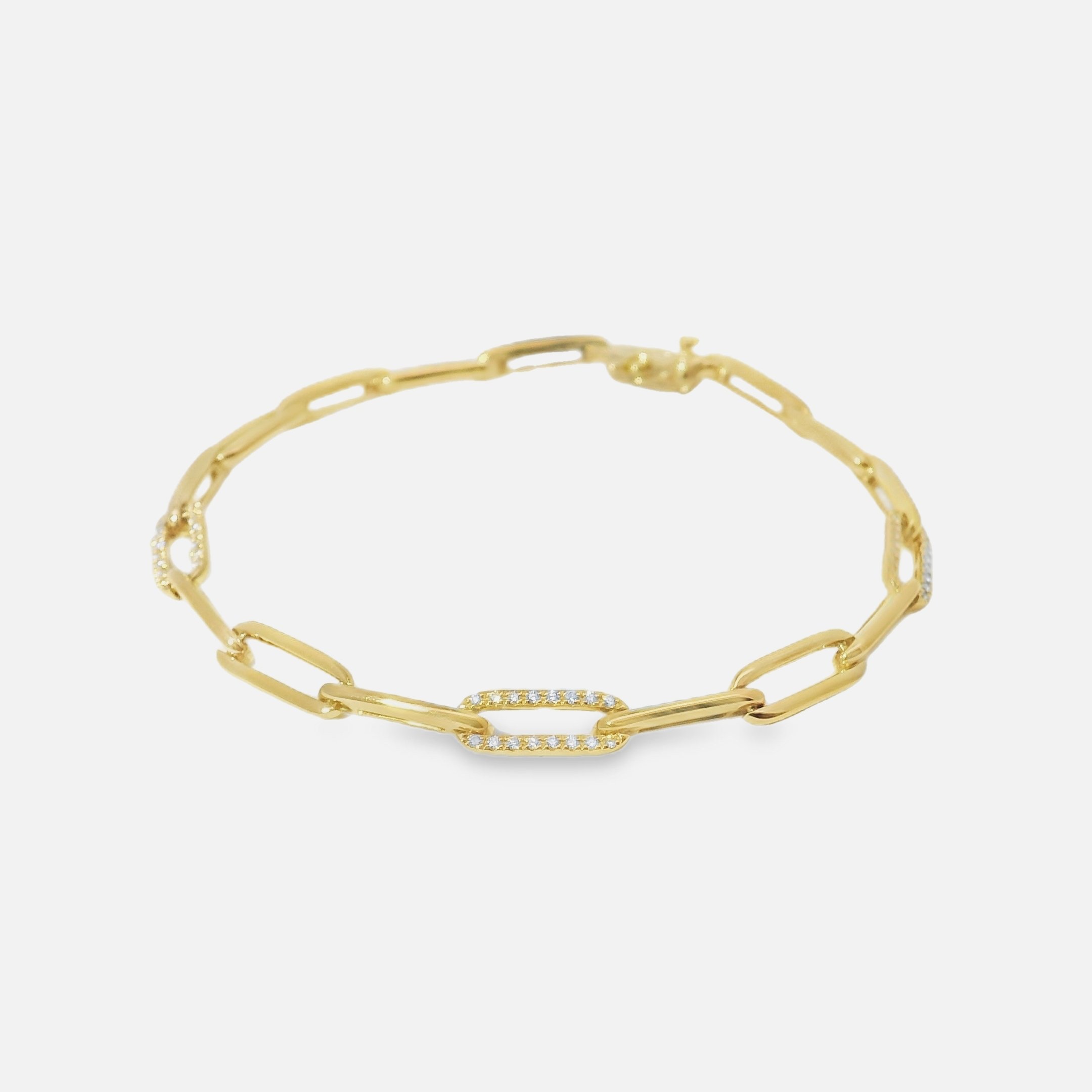 Two-Tone Chain Bracelet