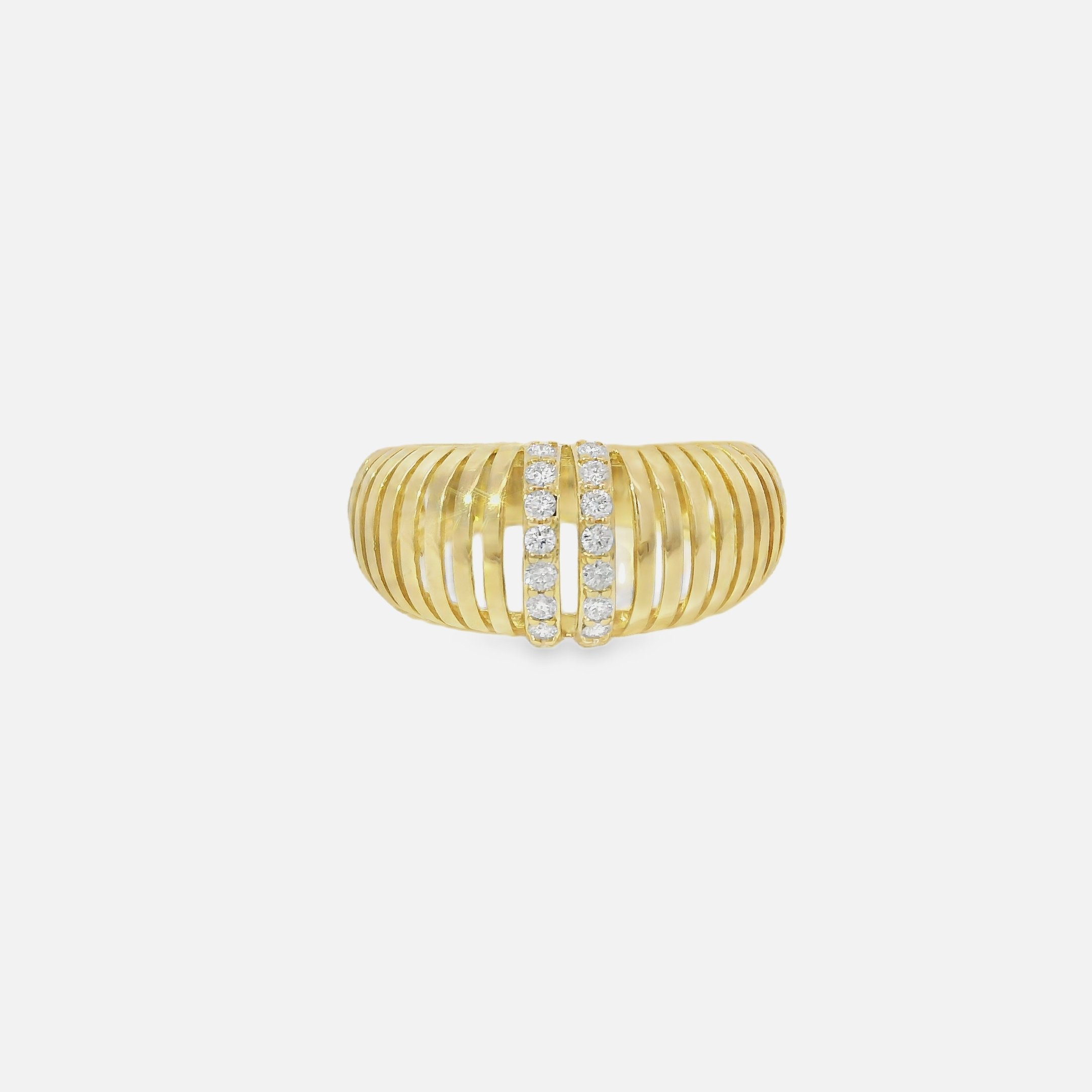 Yellow Gold Donut Ring