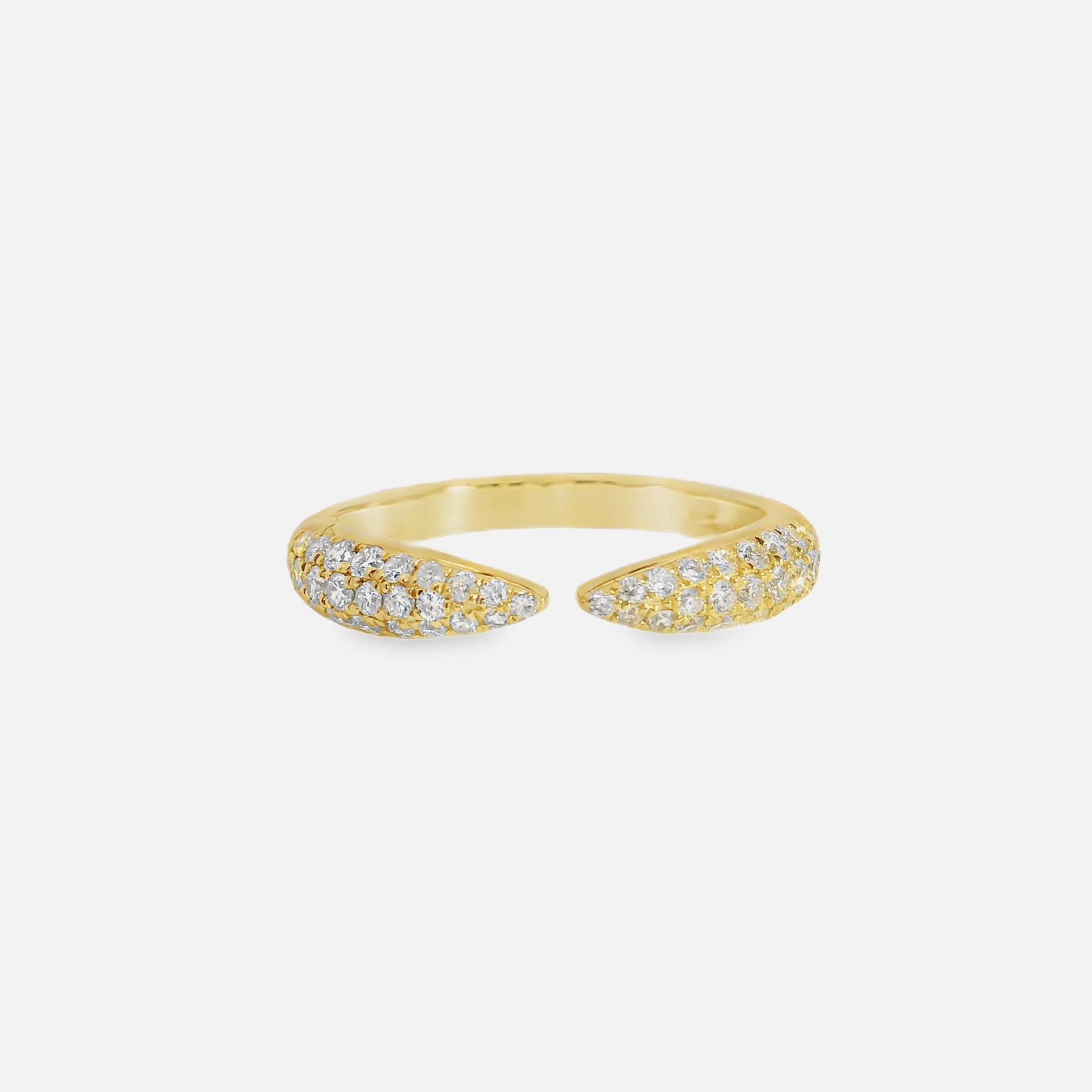 Yellow Gold Claw Ring