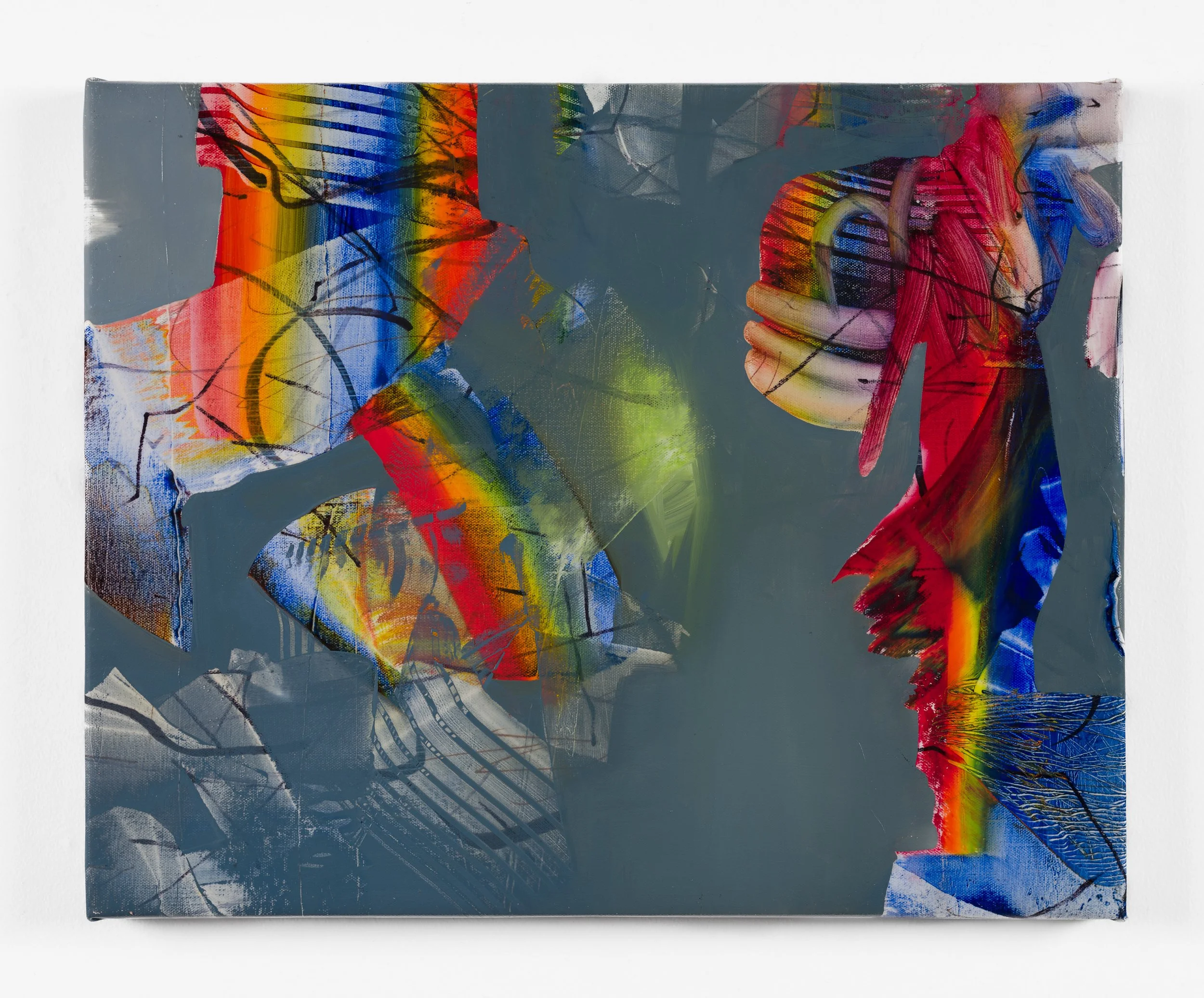 S24.R.1, 2024, Oil and Acrylic on canvas, 14 x 18 inches